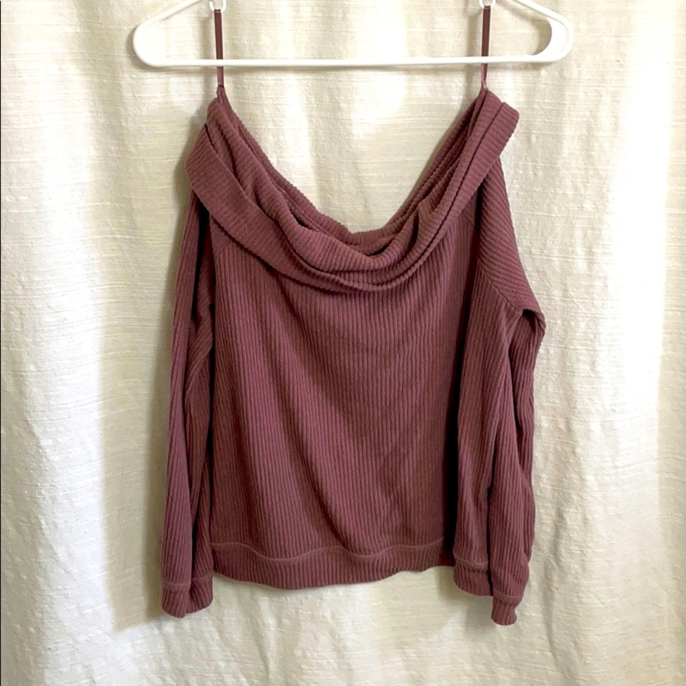 Off The Shoulder Sweater: Abercrombie & Fitch